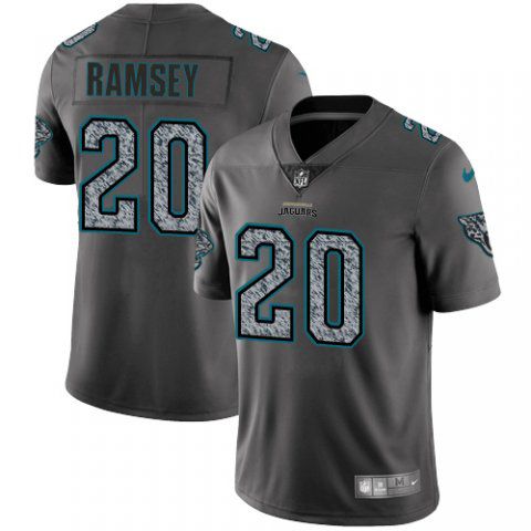 Men Jacksonville Jaguars #20 Ramsey Nike Teams Gray Fashion Static Limited NFL Jerseys->denver broncos->NFL Jersey